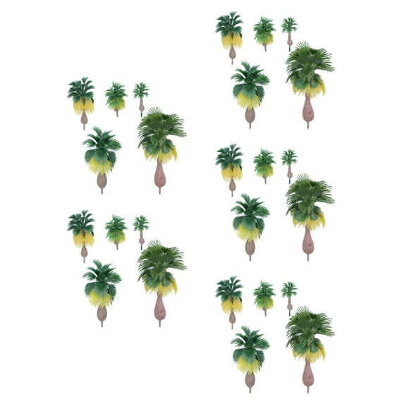KALLORY Multi-Color Trees for Landscape Design and Outdoor Decoration, Model Trees for Architecture Projects