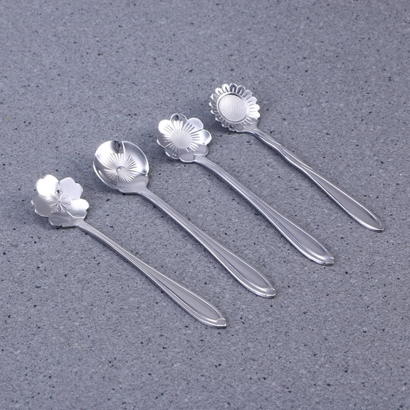 Masteelf 8-Piece Reusable Petal-Shaped Spoon Set, , Design for Kitchen and Dining