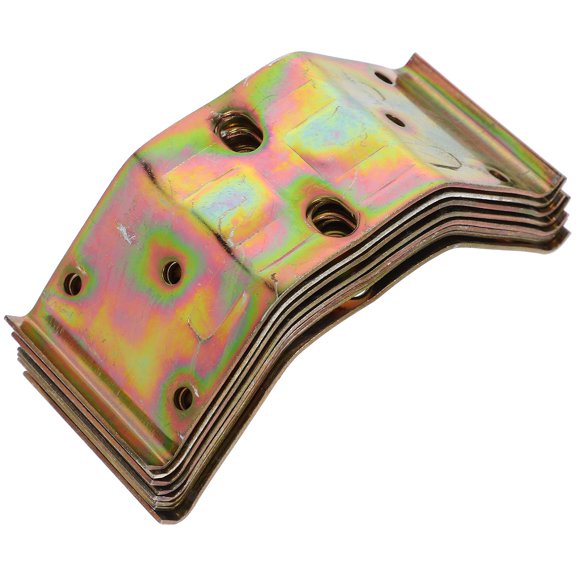 Masteelf 8 Pcs Cabinet Triangle Corner Brackets Wire Furniture Plugs