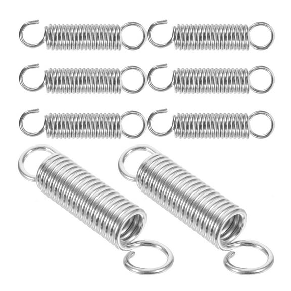 Masteelf 8 Pcs Extension Spring with Hook Extended Compressed Springs