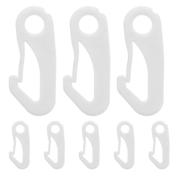 Masteelf 8 Pcs Long-Lasting Nylon Flag Pole Clips Flagpole Snap Hooks Easy To Install Flag Mounting Hook Flagpole Accessories Flag Clamps For Flagpole