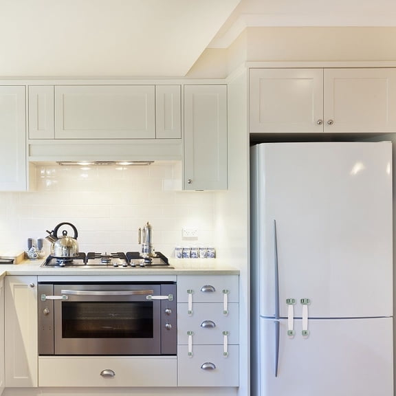 Masteelf Baby Proofing Cupboard Locks and Outlet Covers for Furniture, Secure and Non-Damaging Child Safety