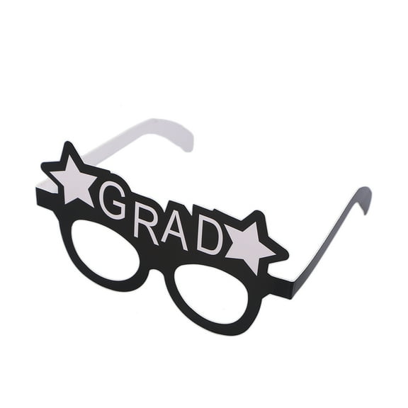 Masteelf 8 Pcs Phd Graduation Decorations Party Photo Booth Props Set Black