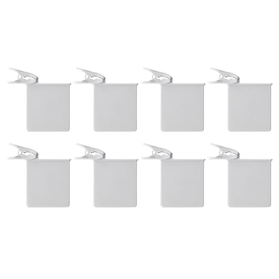 Masteelf 8 Pcs Refrigerator Divider Freezer Hanger Side Door Separator Grey