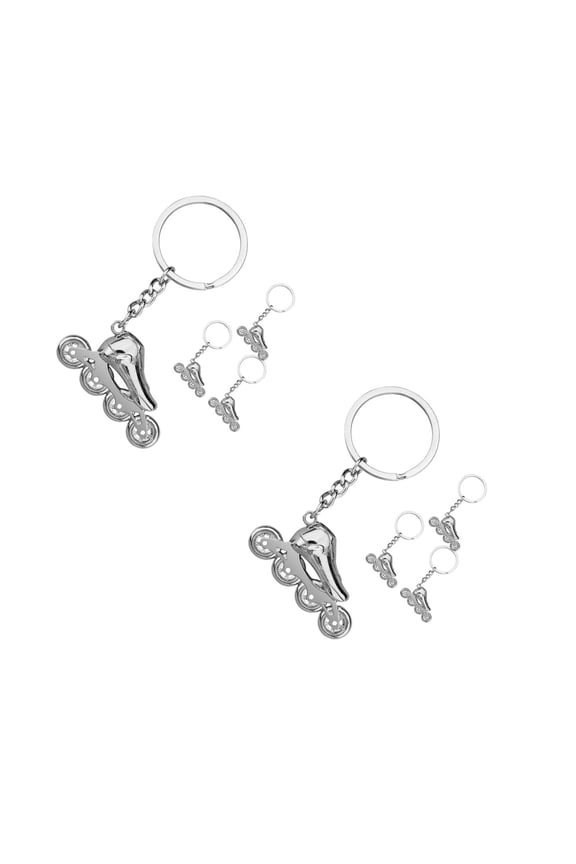 8 Pcs  Roller Skate Keychain 3D Roller Skating Keychain PVC Roller Skate Keychain Backpack Ornament Decorative Keychain Roller Skate Keychain Charm