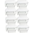 thumbnail image 1 of IDEANATEGRATE Wine Display Holder Acrylic 8Pcs 7.86X4.72X4.13in Bar Square, 1 of 8