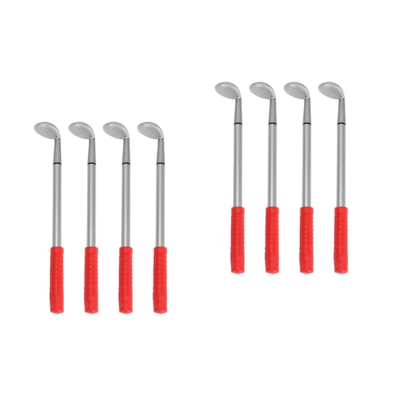Masteelf 8 Pcs Wooden Club Ball Pen Mini Club Pen Metal Club Pen