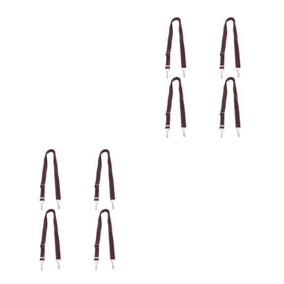 Masteelf 8 pcs Adjustable Bungee Cords Long Flat Elasticity Ropes Heavy Duty Elastic Straps