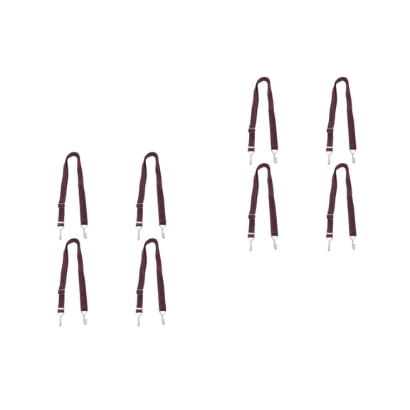 Masteelf 8 pcs Cargo Tie Down Elastic Bands Motorbike Tension Belts Elastic Belt Durable Tension Ropes