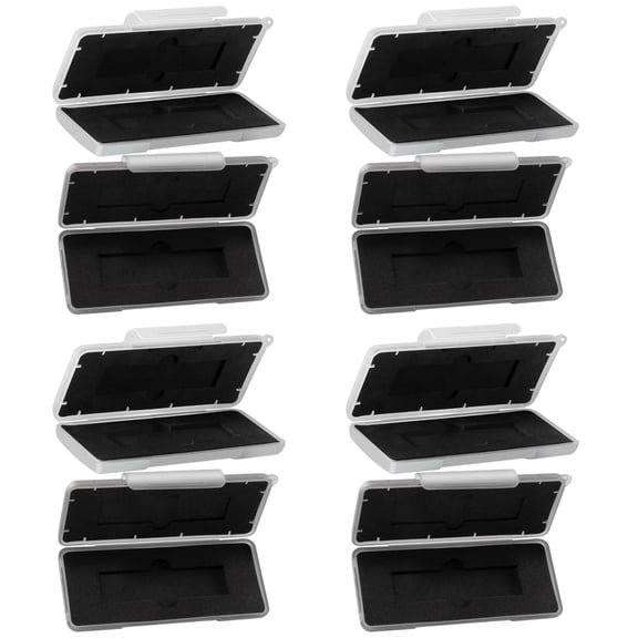 Masteelf 8 pcs Case For SSD Nvme Case Hard Drive Carrying Box Shockproof SSD Protective Box