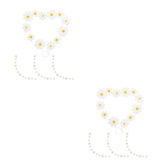 Masteelf 8 pcs  Daisy Groovy Boho Party Banners Daisy Garland Kit Daisy Hanging Daisy Paper Cutouts Daisy Party Decorations For Home Classroom Birthday Party