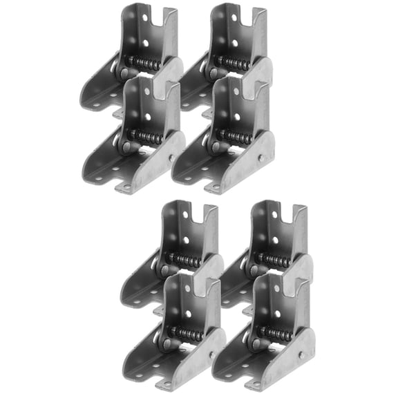 Masteelf 8 pcs Door Hinge Folding Shelf Hinge Spring To Close Door Folding Table Hinge