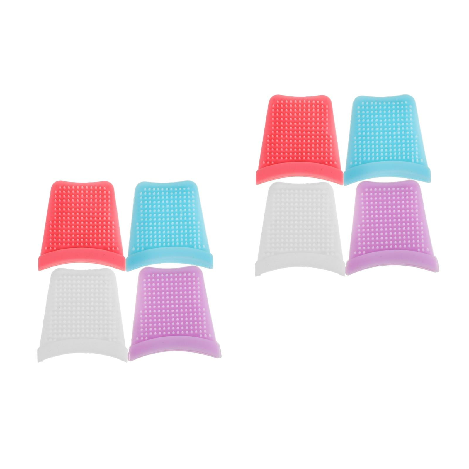 Masteelf 8 pcs Face Scrubber Soft Silicone Facial Cleansing spatula Face Exfoliator Blackhead Pad Cradle Cap Face Wash spatula For Deep Cleaning Skin Care