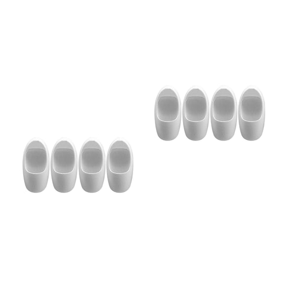 Masteelf 8 pcs Miniature Urinal Models Dollhouse Toilet Bathroom Furniture 1:40 Micro Landscape Decoration Accessories for DIY Crafs