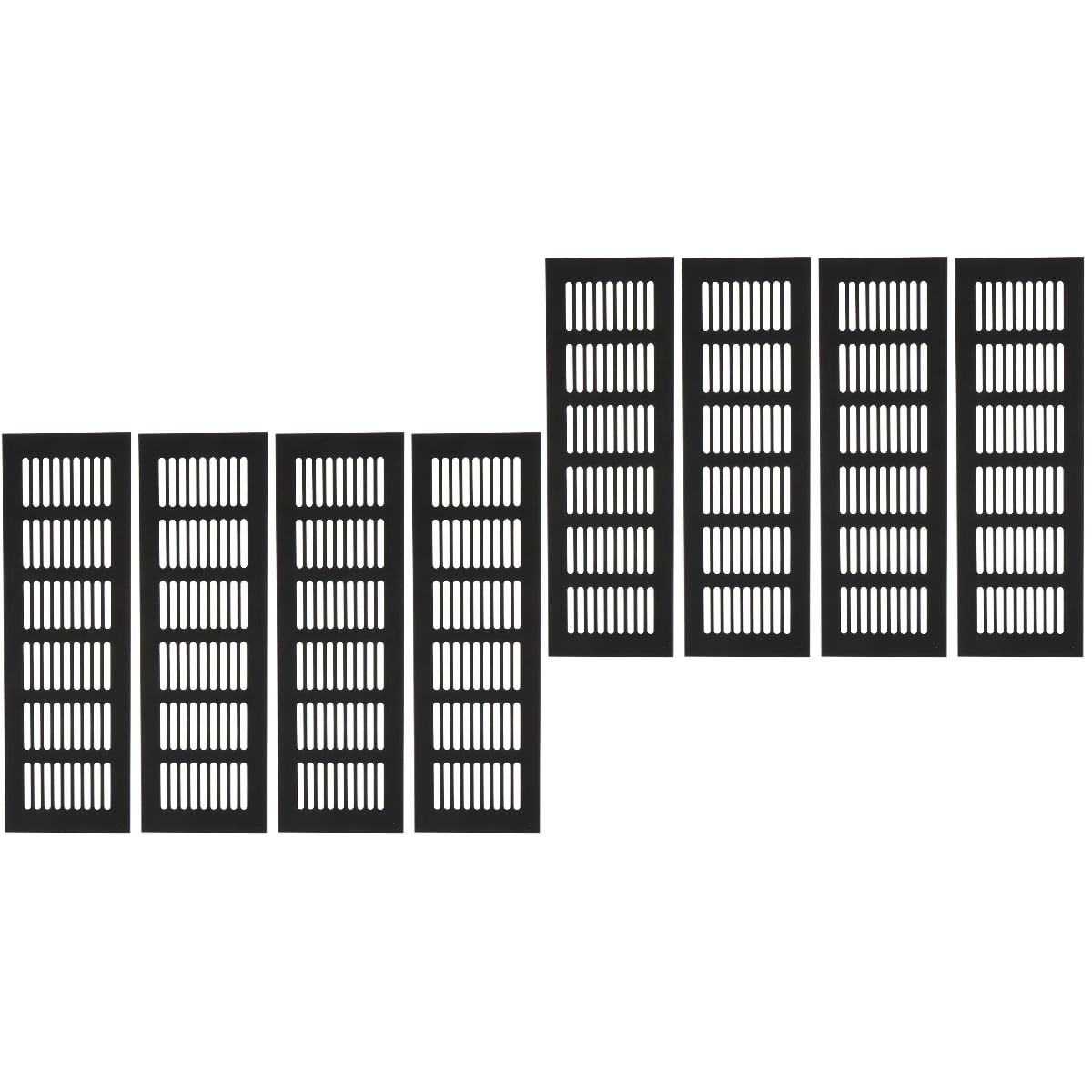 Masteelf 8 pcs Vents Cover Grille Wardrobe Shoes Cabinet Air Vent Grille for Furniture