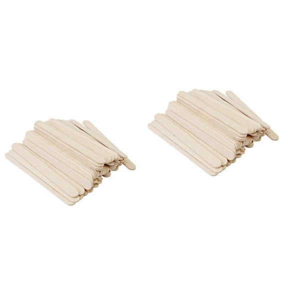 Masteelf 800 Pcs Natural Colored Wood Craft Sticks Great Treat Sticks for DIY Crafts
