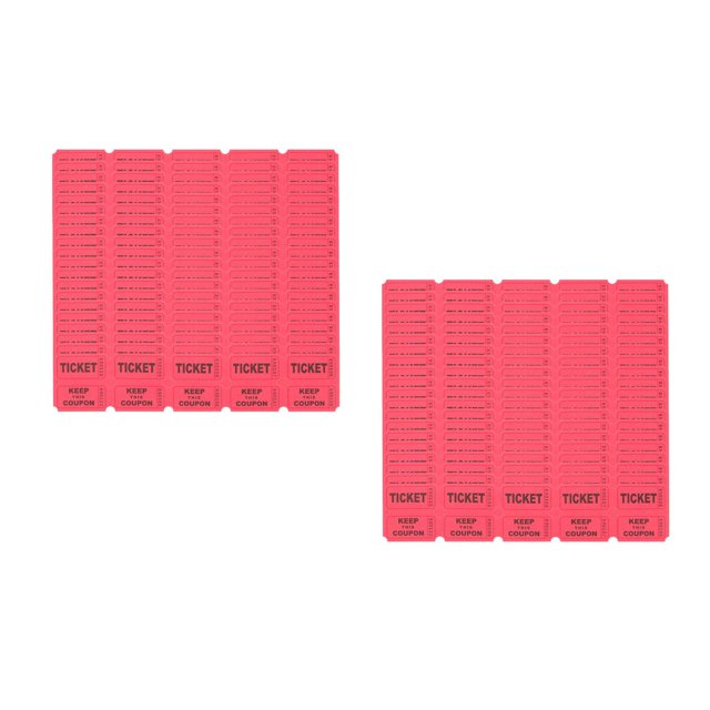 Masteelf 800 pcs Event Tickets Raffle Ticket Sheets 4th Of July Party