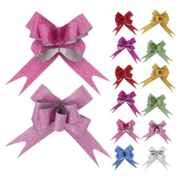 Masteelf 80pcs Pull Bows for Wedding Car Bows for Present Baskets Wrapping Pull Bows Wedding Car Party Pull Bows Wedding Car Bows