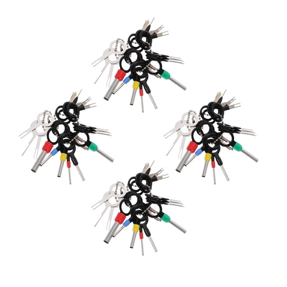 Masteelf 84 PCS Terminal Removal Tool Electrical Wire Connector Pin Removal Tool Kit Pin Extractor Tool Terminal Ejector Kit for Connector Terminals