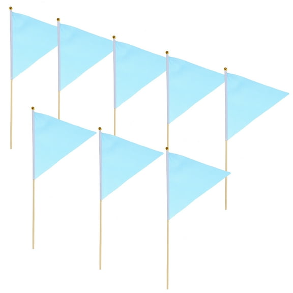 Masteelf 8Pcs Practical Marking Flags for Lawn and Pet Cleanup Polyester 15.7x11.8in