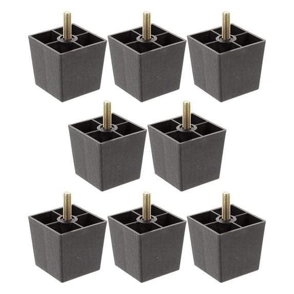 Masteelf 8pcs Adjustable Furniture Feet For Sofa Chair Bed And Table Tapered Couch Leg Extenders Replacement Legs For Furniture Chair