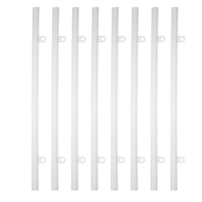 HONITANO 8-Piece Plastic Poster Frame Rail Set for Easy and Secure Store Poster Hanging and Display