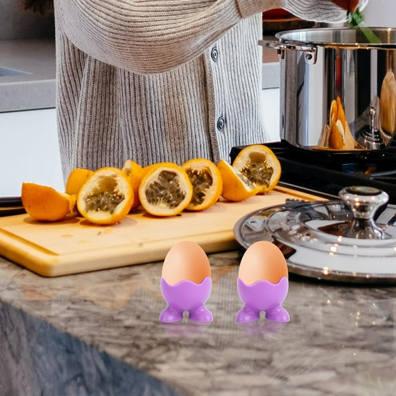 Masteelf 8pcs Egg Boiler Silicone Egg Cup Egg Cooker Eggcup Kitchen Cooking Tool