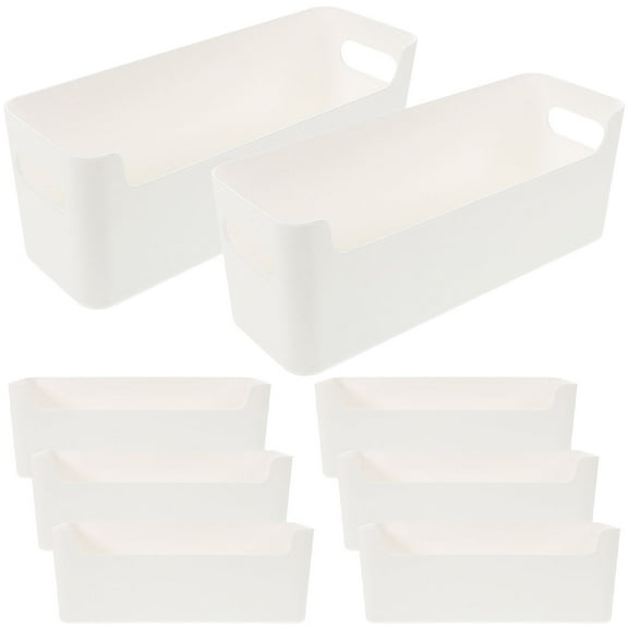 Masteelf 8pcs Plastic Drawer Organizers Kitchen Drawer Organizer Cutlery Chopsticks Storage Case Kitchen Cabinet Organizer Drawer Divider Versatile Storage Bins