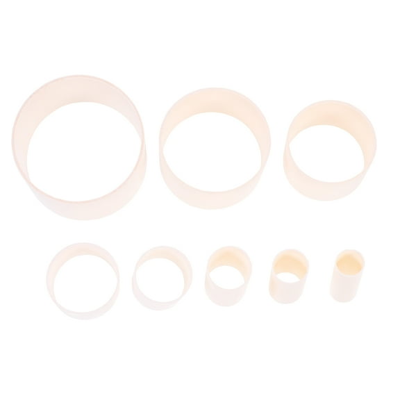 Masteelf 8pcs Screen Flower Making Tool Mixed 8 Sizes Tubes Molds For Flower Accessory