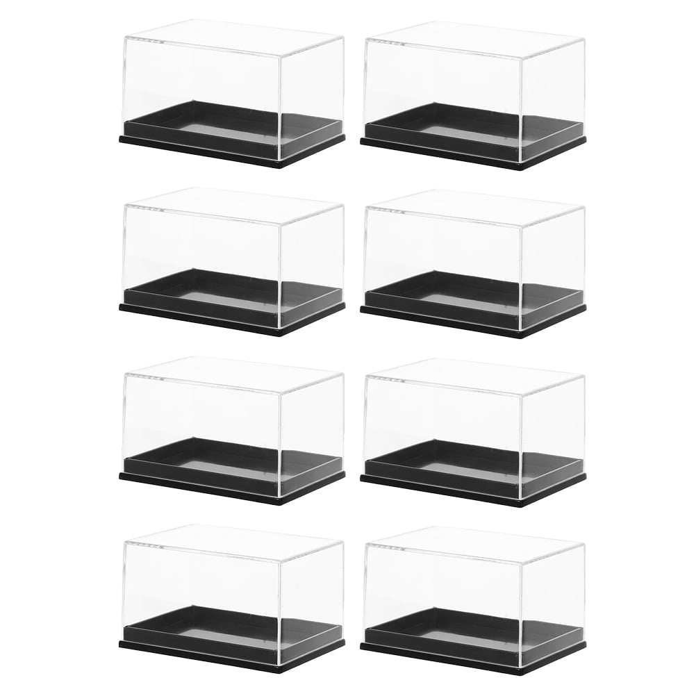 Masteelf 8pcs Versatile Clear Display Case For Specimens Plastic ...