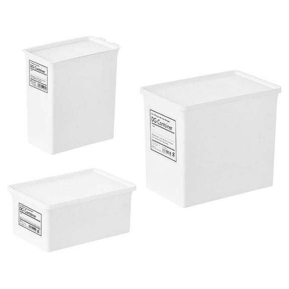 KALLORY Waterproof Storage Box Material for Household Items 9Pcs 11.8x5.9x4.4in