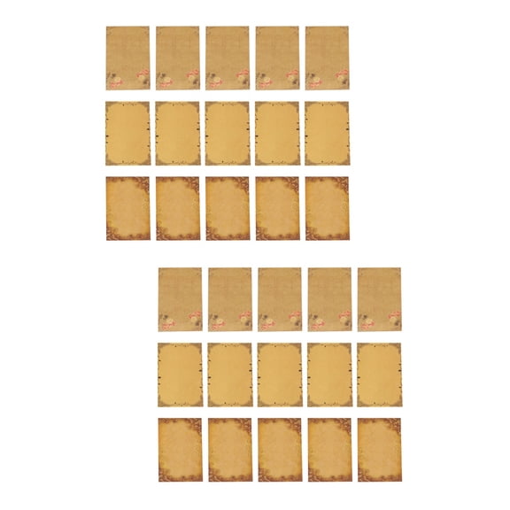 Masteelf 96 Sheets Stationary Paper Greeting Retro Stationery Message