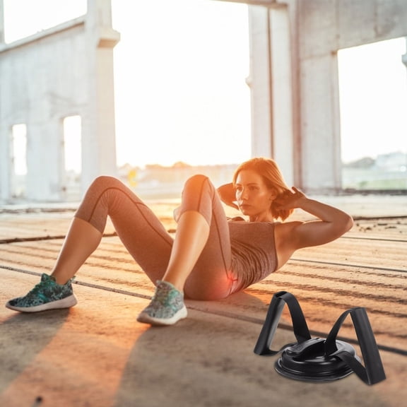 KALLORY Belly Fitness Equipment Black 1Pc 6X4.9X3.9In