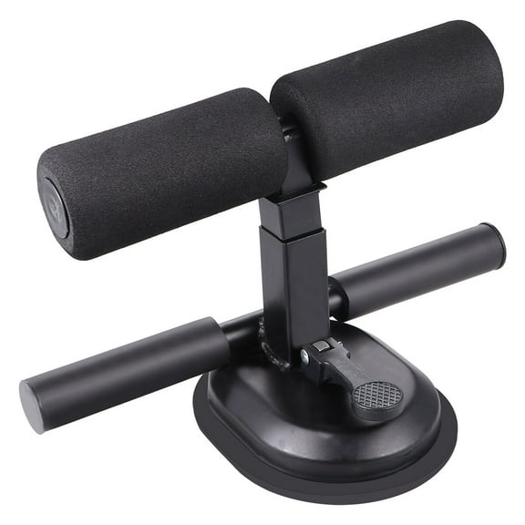 1PC Creative Fitness Equipment Sit up Assist Device Suction Cup Type Sit up Abdominal Trainer for Home Men Women (Black)