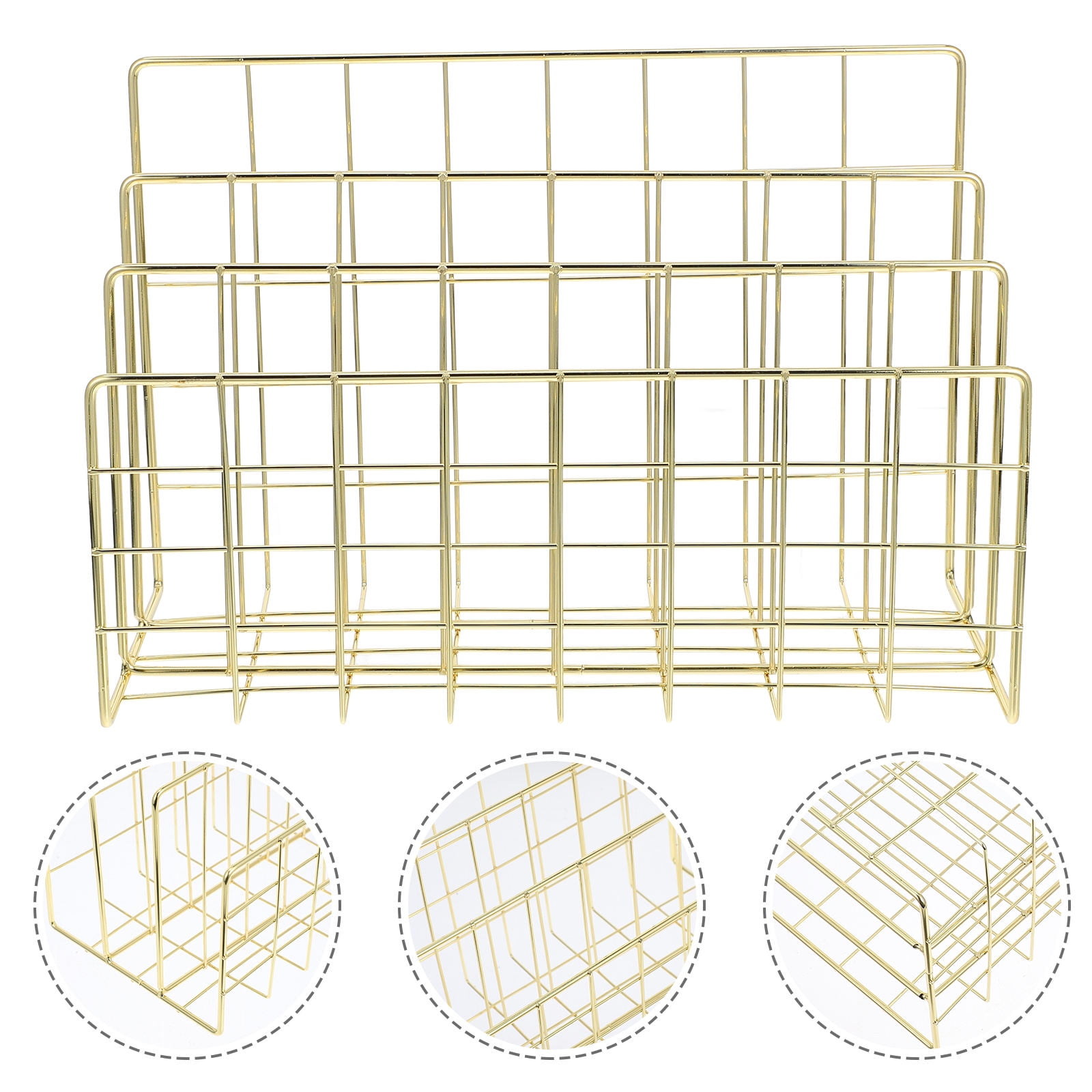 Masteelf  Accessory Desk Organizer with File Holder Mail Sorting Rack Office