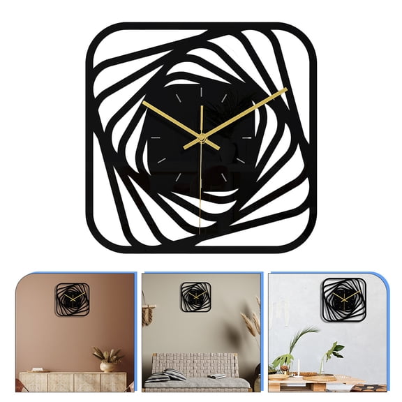 Masteelf Acrylic Wall Clock Mantel Living Room Bedroom