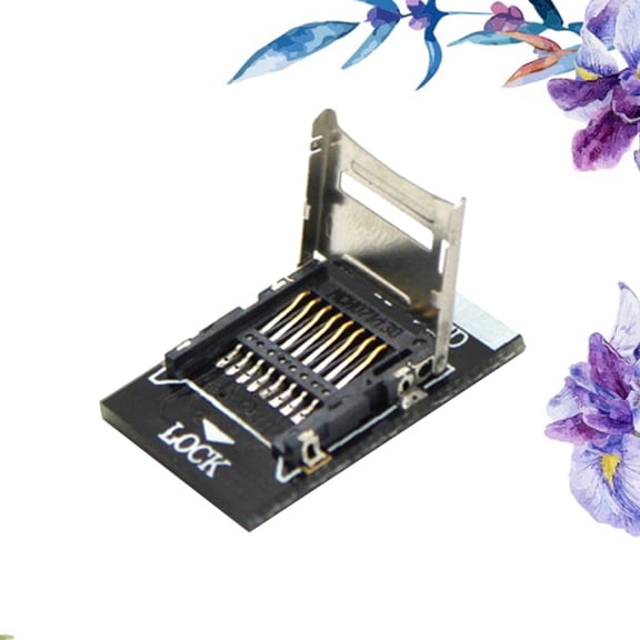 Masteelf Card Adapter Slot Compatible with Raspberry Pi Plastic and Metal Holder for Secure Connection