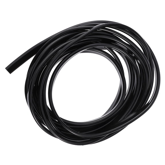 Masteelf Car Door Bumper Strip for Scratch Protection 6M Black PVC