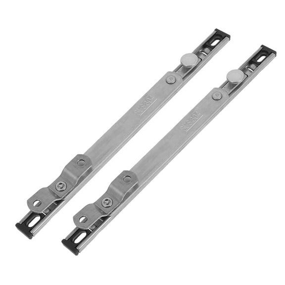Masteelf Adjustable Window Security Lock Bar for Home Use Made of Steel Silver Color Compact and Space Saving Design Fits Various Windows