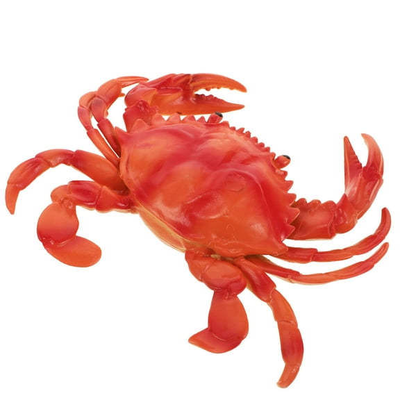 SWETRACE Realistic Sea Animal Toys Crab Shape 1Pcs 7.5X6.3X1.6In