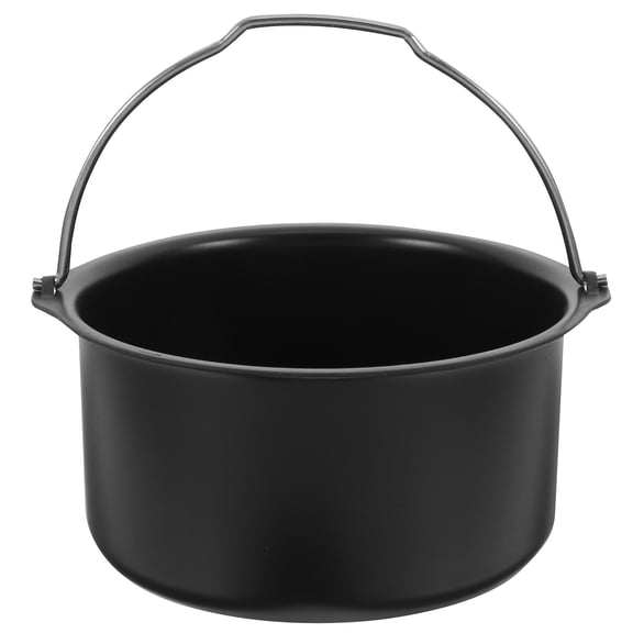 Masteelf Multi-Functional Non-Stick Air Fryer Pan and Round Cake Mold Steel Baking Tray Roasting Basket Accessories