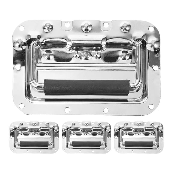 Masteelf Alloy Silver Cabinet Handles for Home Use with Elegant Finish 4 Pcs Fits Various Storage