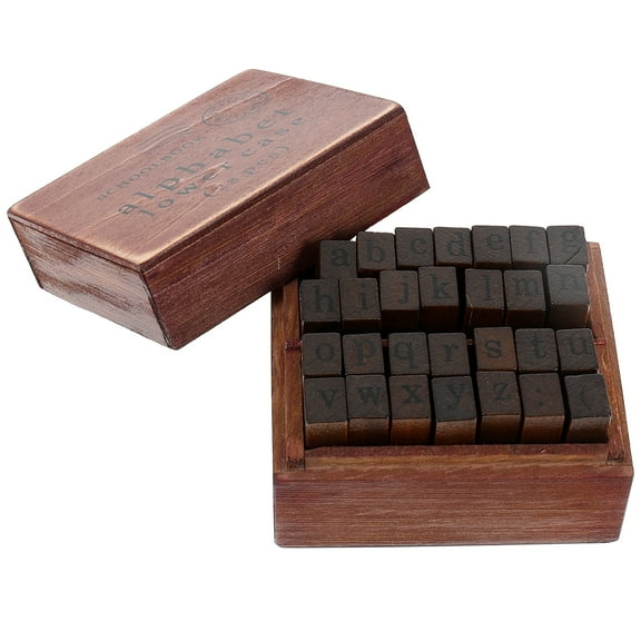 Masteelf Alphabet Stamps for Crafts Signature Seal Scrapbooking Stampers