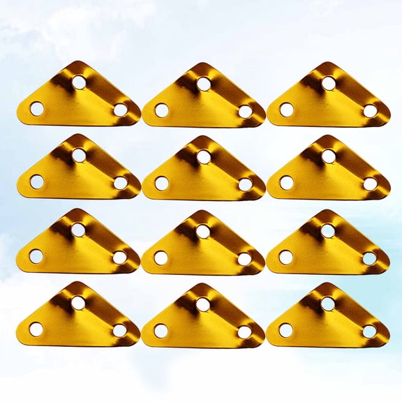 Masteelf 12-Pack Aluminum Alloy Camping Tent Rope Adjusters with Strong Buckles for Quick and Easy Outdoor Tent Setup, Golden