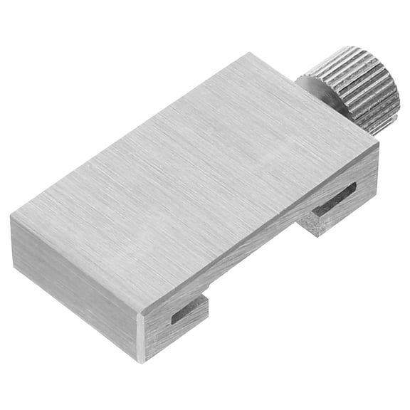Masteelf Aluminum Alloy Ruler Locator with Slider Block for Accurate Measurements and Outdoor Use Black