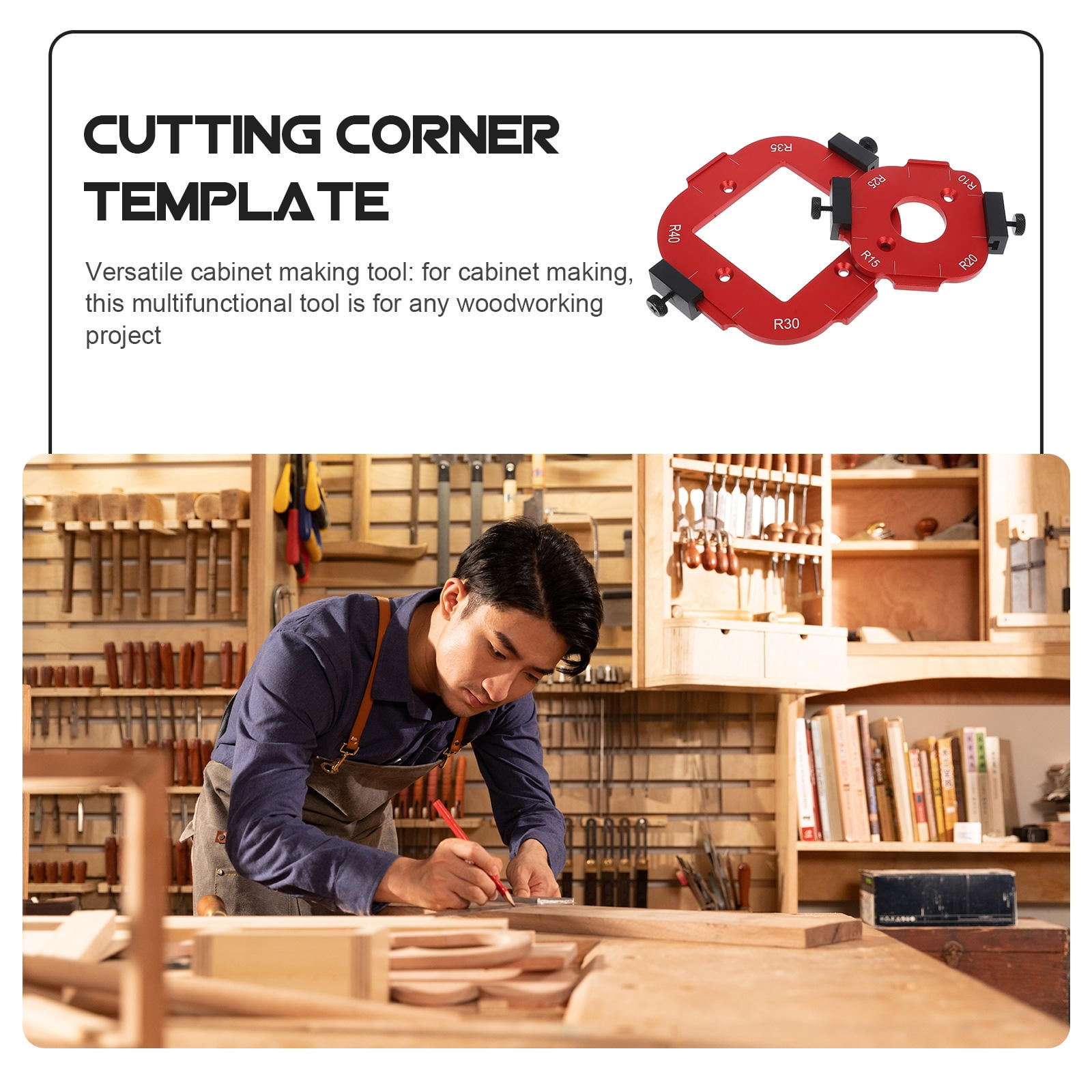 Masteelf Aluminum Profile Router Jig for Woodworking with Dual Size ...