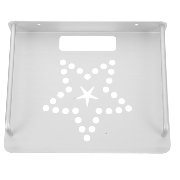 Masteelf Aluminum Projector Wall Shelf Router Storage Rack Floating Entertainment Center Holder Projector Lifting Bracket for Home Office Entertainment Systems