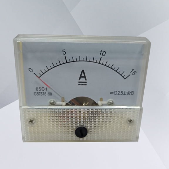 Masteelf Ampere Panel Meter Analog Voltmeter Pointer Head for Power Supply Projects White DC 30A