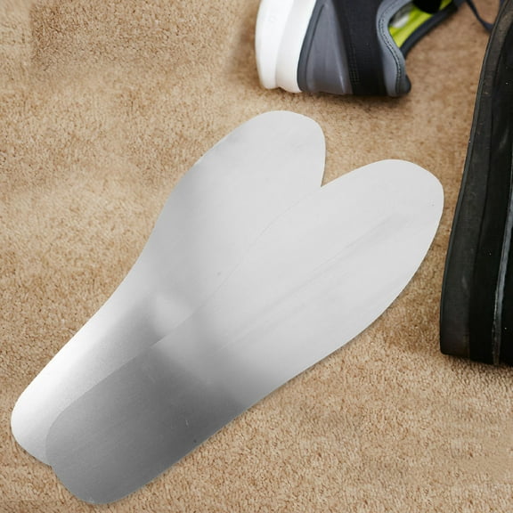 Masteelf Arch Anti-nail Insoles Wear-resistant Insoles Women's Man 28X9.5CM Silver