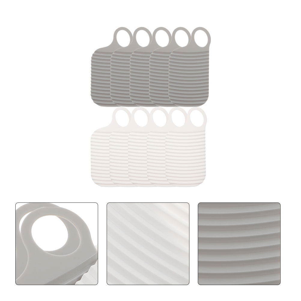 Masteelf Assorted Color Portable Washboard for Hand Washing Clothes ...
